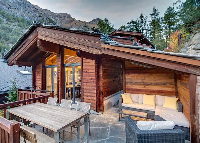 A La Casa Dağ evi Zermatt